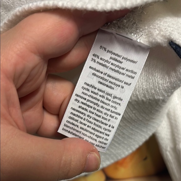 Tommy Hilfiger Gray and White Tinsel Crew Neck Sweater with Gradient Effect - Picture 2 of 6